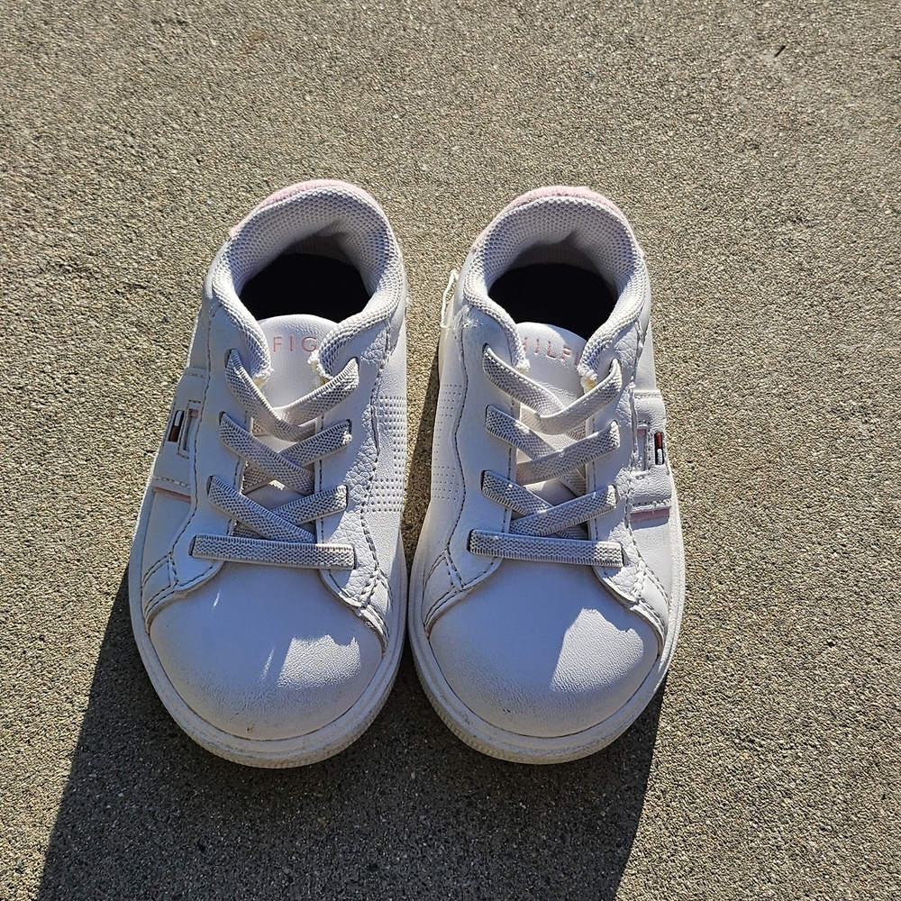 Tommy Hilfiger Kids White Sneakers
